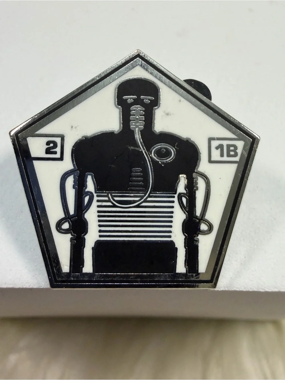 💜3/$15💜 Disney Black and White Robot Enamel Pin